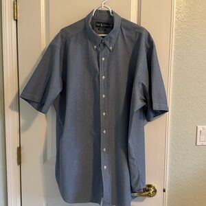 Men’s Ralph Lauren light blue shirt sleeve shirt